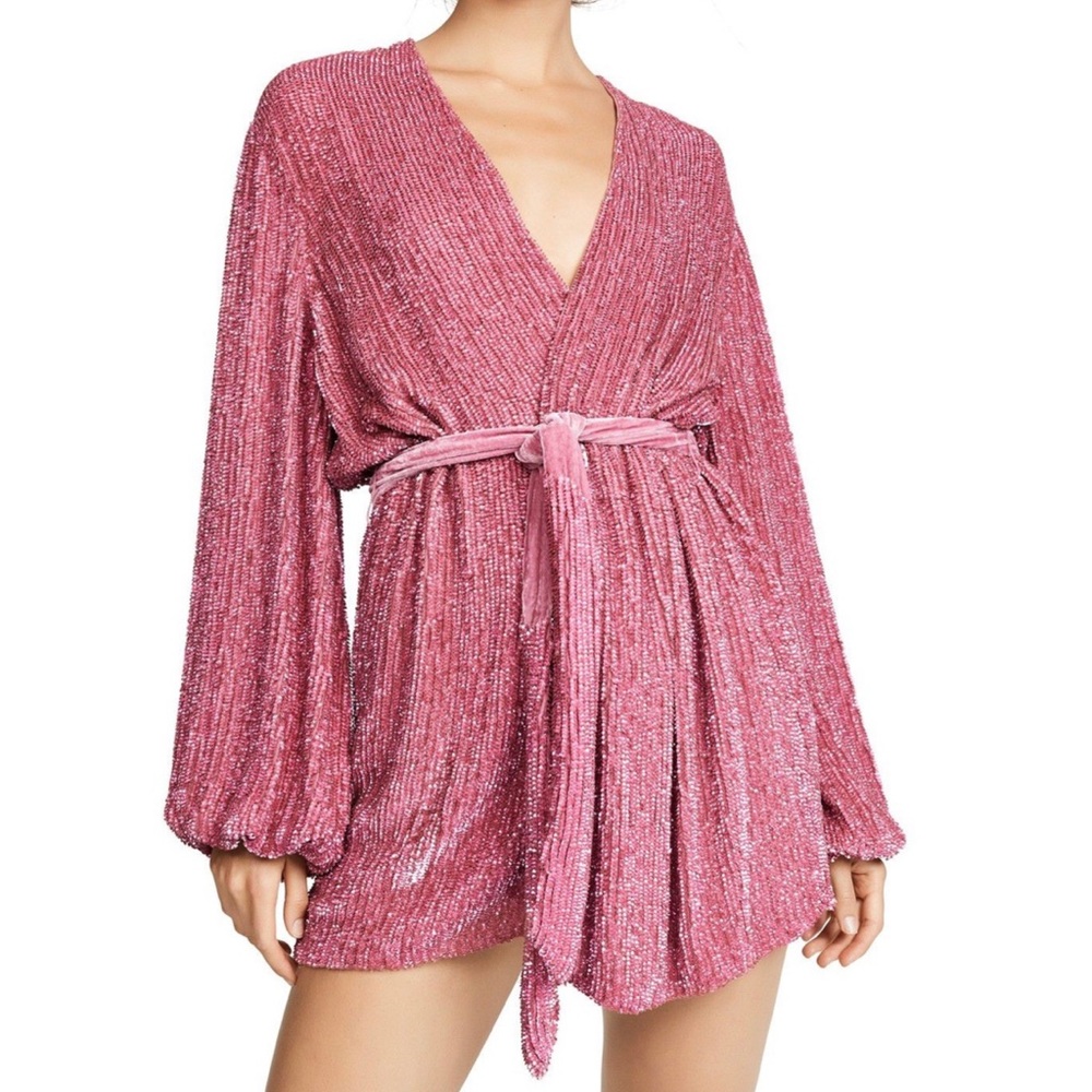 Retrofete Gabrielle Robe Dress - pink